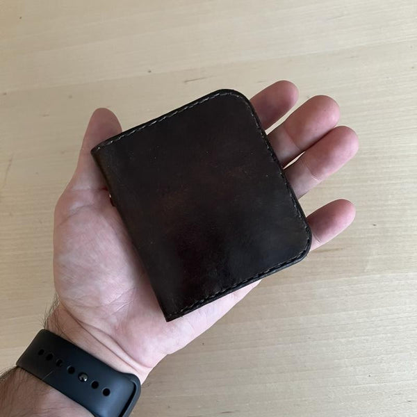 Made-to-Order 8-Card Leather Wallet - A.M. Aiken
