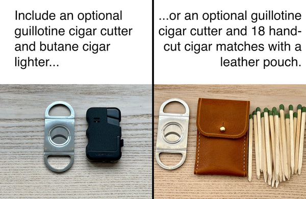4 Cigars Leather Cigar Pouch - A.M. Aiken