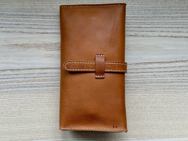 Leather Boveda Cigar Case - Small Boveda Humidor Bag Included - A.M. Aiken