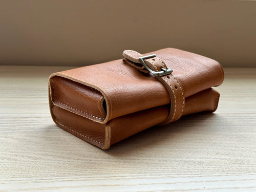 Leather Pipe Pouch - Assembled by hand - A. M. Aiken