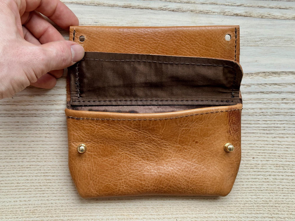 Eastwood Tobacco Pouch - Saddle Tan - Red Clouds Collective - Made