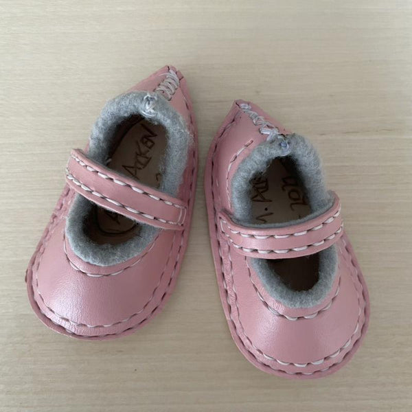 No Small Feat - Leather Baby Girl Shoes - A.M. Aiken